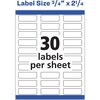 Avery Label, Color, 3/4X2.25, We, 750 5PK AVE6870